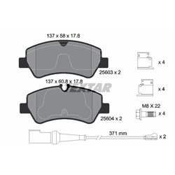 Klocki Textar - TEX2560303