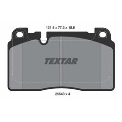 Klocki Textar - TEX2564302