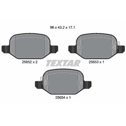 Klocki Textar - TEX2565201