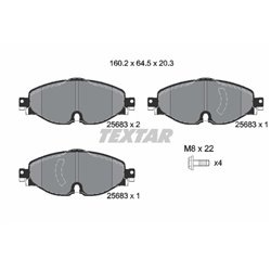 Klocki Textar - TEX2568303