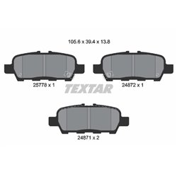 Klocki Textar - TEX2577801