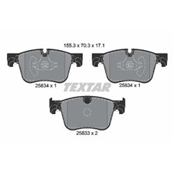 Klocki Textar - TEX2583401