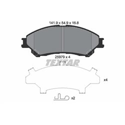 Klocki Textar - TEX2597901