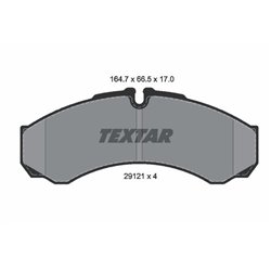 Klocki Textar - TEX2912111