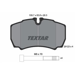 Klocki Textar - TEX2912303