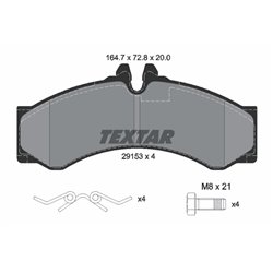 Klocki Textar - TEX2915301