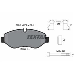 Klocki Textar - TEX2922901