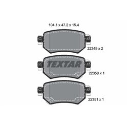 Klocki Textar - TEX2234901