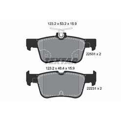 Klocki Textar - TEX2253101