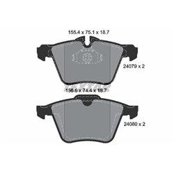 Klocki Textar - TEX2407901