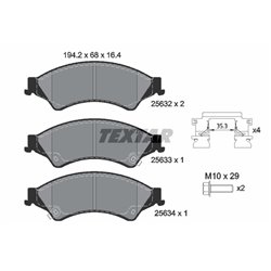 Klocki Textar - TEX2563201