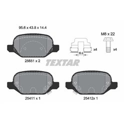 Klocki Textar - TEX2565101