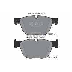 Klocki Textar EPAD - TEX2417081