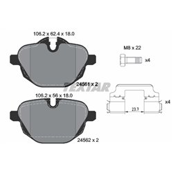 Klocki Textar EPAD - TEX2456181