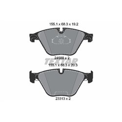 Klocki Textar EPAD - TEX2468881