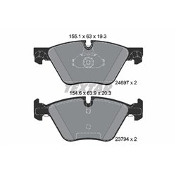 Klocki Textar EPAD - TEX2469781