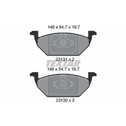 Klocki Textar EPAD - TEX2313081