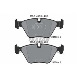 Klocki Textar EPAD - TEX2318381