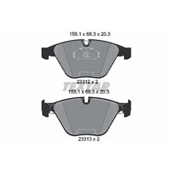 Klocki Textar EPAD - TEX2331282