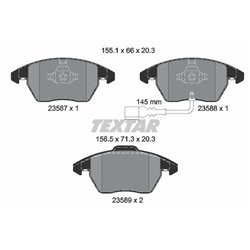 Klocki Textar EPAD - TEX2358781