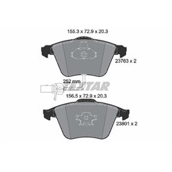 Klocki Textar EPAD - TEX2376381