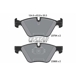 Klocki Textar EPAD - TEX2379481