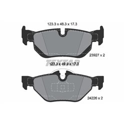 Klocki Textar EPAD - TEX2392781