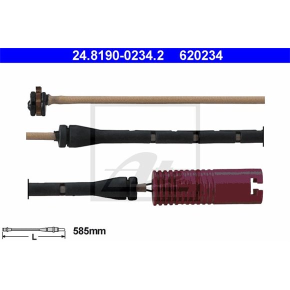Czujnik zużycia klocków ATE 24.8190-0234.2 - 24.8190-0234.2