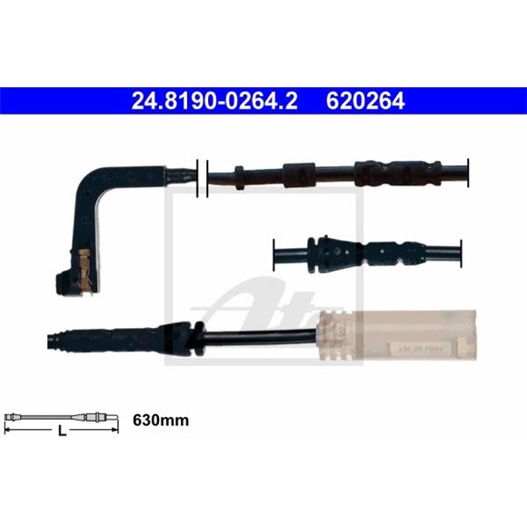 Czujnik zużycia klocków ATE 24.8190-0264.2 - 24.8190-0264.2