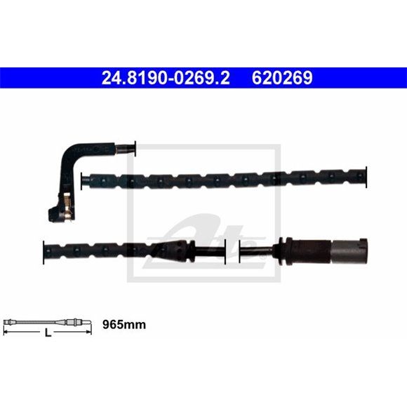 Czujnik zużycia klocków ATE 24.8190-0269.2 - 24.8190-0269.2