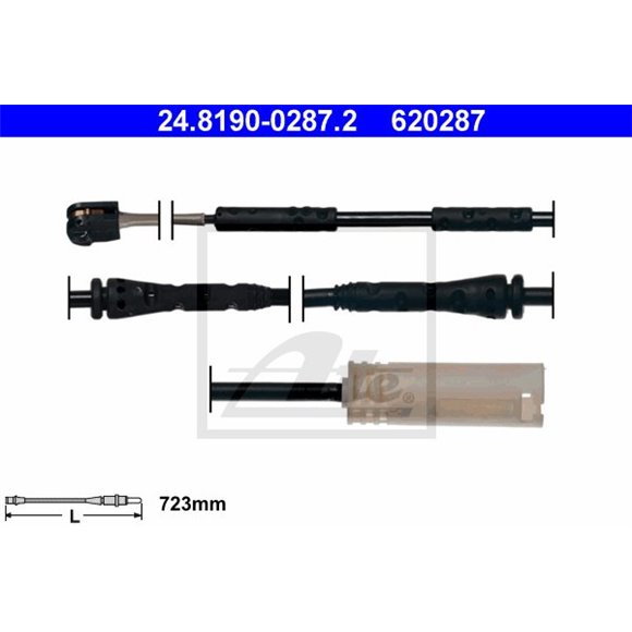 Czujnik zużycia klocków ATE 24.8190-0287.2 - 24.8190-0287.2