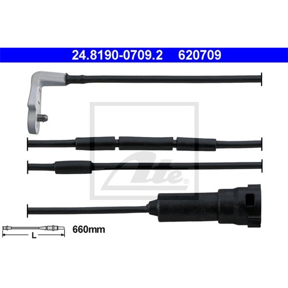 Czujnik zużycia klocków ATE 24.8190-0709.2 - 24.8190-0709.2