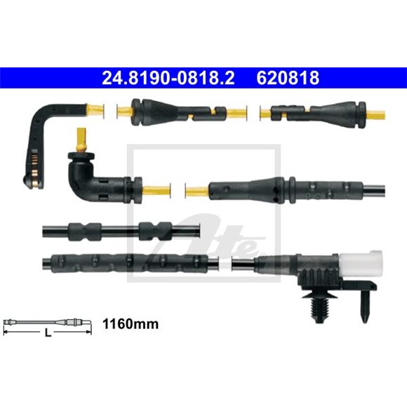 Czujnik zużycia klocków Ate 24.8190-0818.2 - 24.8190-0818.2