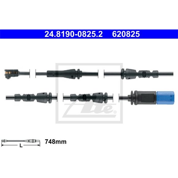 Czujnik zużycia klocków Ate 24.8190-0825.2 - 24.8190-0825.2