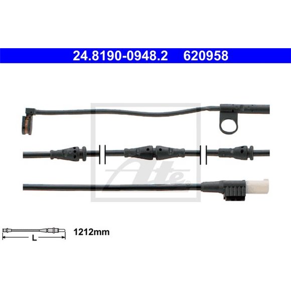 Czujnik zużycia klocków ATE 24.8190-0948.2 - 24.8190-0948.2