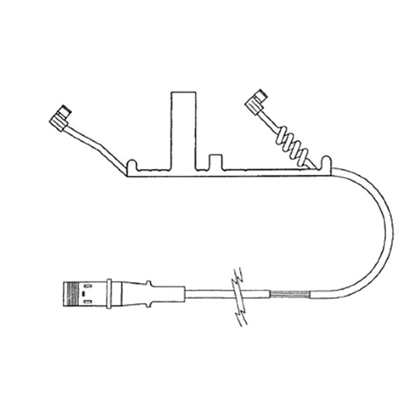 Czujnik zużycia klocków Ebc - EFA054Z