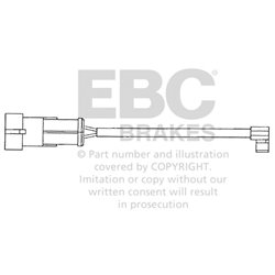 Czujnik zużycia klocków Ebc - EFA055Z
