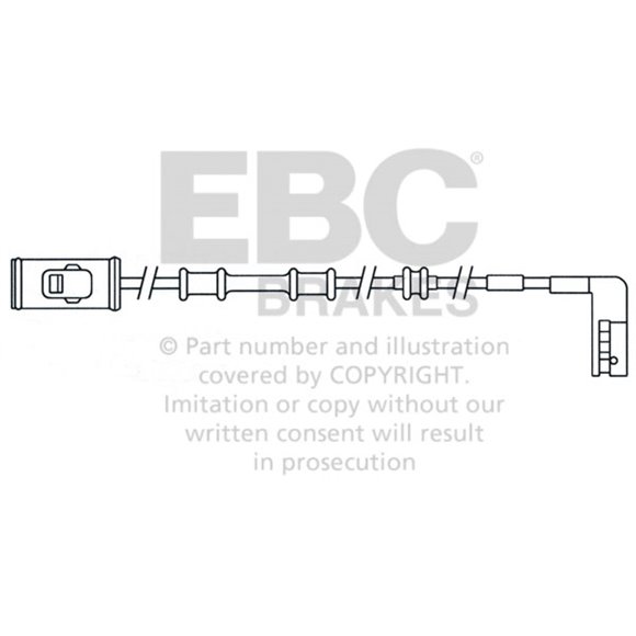 Czujnik zużycia klocków Ebc - EFA114