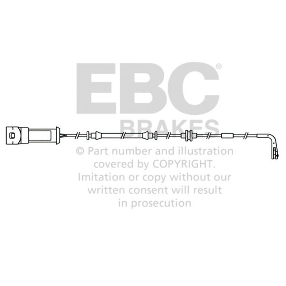 Czujnik zużycia klocków Ebc - EFA118