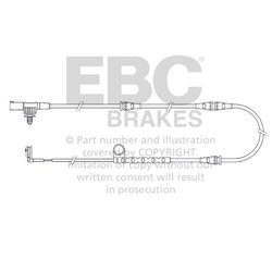 Czujnik zużycia klocków Ebc - EFA125