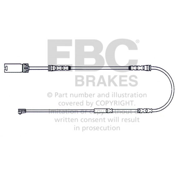 Czujnik zużycia klocków Ebc - EFA131