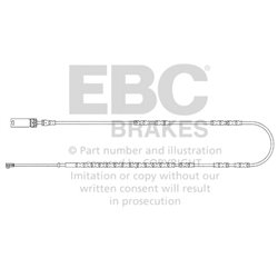 Czujnik zużycia klocków Ebc - EFA137