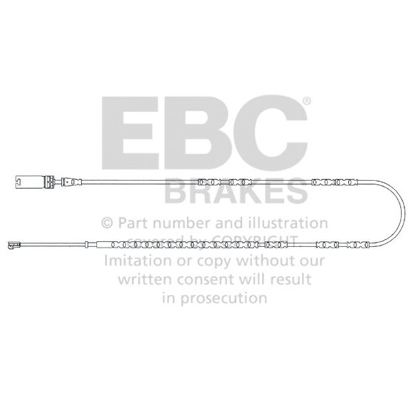 Czujnik zużycia klocków Ebc - EFA137