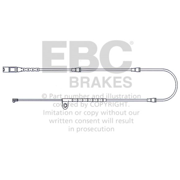 Czujnik zużycia klocków Ebc - EFA141