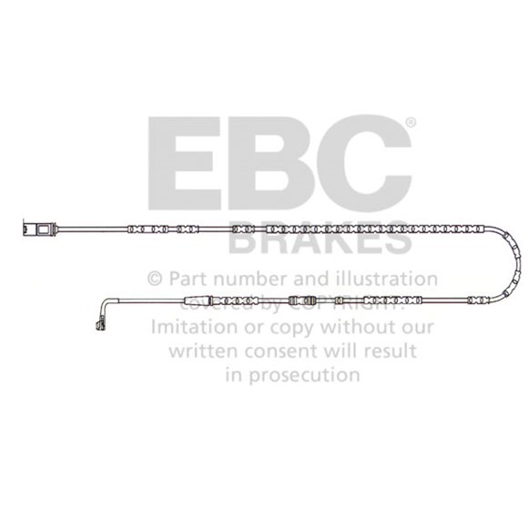 Czujnik zużycia klocków Ebc - EFA143