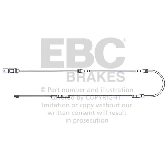 Czujnik zużycia klocków Ebc - EFA160