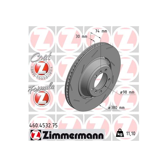 Tarcze Zimmermann Formula Z - 460.4532.75