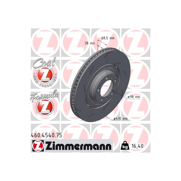 Tarcze Zimmermann Formula Z - 460.4541.75