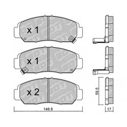 Klocki Galfer Sport FDHP 1050 - 2100500