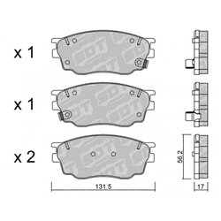 Klocki Galfer Sport FDHP 1050 - 2101100